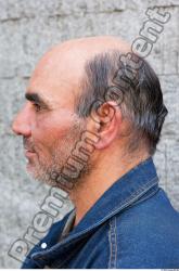 Head Man Casual Slim Average Bald Street photo references